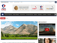 Tablet Screenshot of piscochile.com